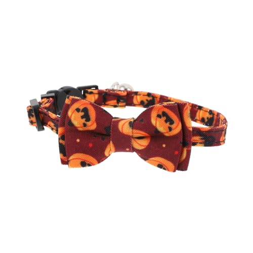 Beaupretty Halloween Katzenhalsband mit Schleife Verstellbare Haustier-Halskette für Katzen Einzigartiges Kürbis-Design Beaupretty Halloween Katzenhalsband mit Schleife Verstellbare Haustier-Halskette für Katzen Einzigartiges Kürbis-Design von Beaupretty