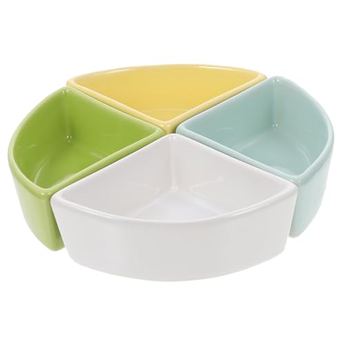 Beaupretty Keramik-futternapf Dreieckig für Hamster Chinchillas Eichhörnchen Meerschweinchen 4 Stück – Roll-wassernapf für Haustiere Kleiner Futternapf Beaupretty Keramik-futternapf Dreieckig für Hamster Chinchillas Eichhörnchen Meerschweinchen 4 Stück – Roll-wassernapf für Haustiere Kleiner Futternapf von Beaupretty