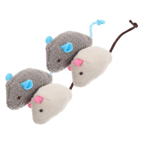 Beaupretty 4stücke Katzenminze Spielzeug Plüsch Mäuse Für Katzen Interaktive Katzen Spielzeuge Für Kitten Spaß Und Aktivität Beaupretty 4stücke Katzenminze Spielzeug Plüsch Mäuse Für Katzen Interaktive Katzen Spielzeuge Für Kitten Spaß Und Aktivität von Beaupretty