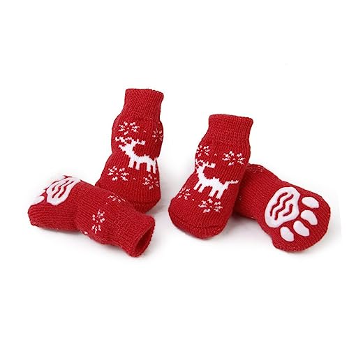 Beaupretty 4 Stück Sockenschuhe Pudelsocken Hundesocken Hündchen Haustier Beaupretty 4 Stück Sockenschuhe Pudelsocken Hundesocken Hündchen Haustier von Beaupretty