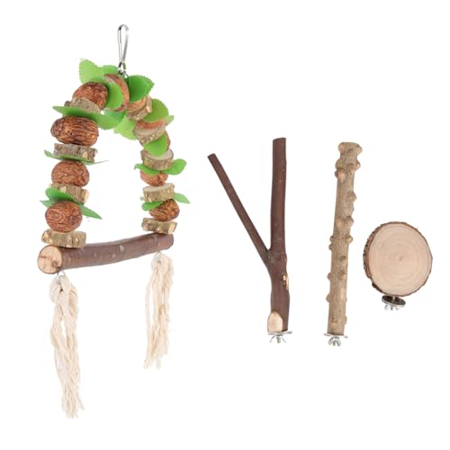 Beaupretty Vogelspielzeug für Vögel Papageien-sitzstange Schaukelspielzeug Kauübungsplattform Vogelspielständer Vogelkäfig-zubehör Beaupretty Vogelspielzeug für Vögel Papageien-sitzstange Schaukelspielzeug Kauübungsplattform Vogelspielständer Vogelkäfig-zubehör von Beaupretty