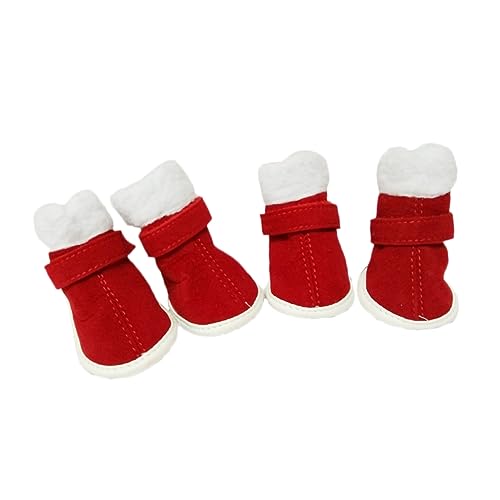 Beaupretty Tierbedarf Winddichte Hundestiefel - Schneeschuhe für Pfoten Rot 4 Stück Beaupretty Tierbedarf Winddichte Hundestiefel - Schneeschuhe für Pfoten Rot 4 Stück von Beaupretty