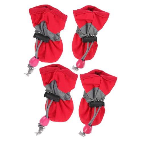 Beaupretty Outdoor-hundeschuhe 4 Stück Hundestiefel Hausschuhe Haustierschuhe Für Drinnen Und Draußen Beaupretty Outdoor-hundeschuhe 4 Stück Hundestiefel Hausschuhe Haustierschuhe Für Drinnen Und Draußen von Beaupretty