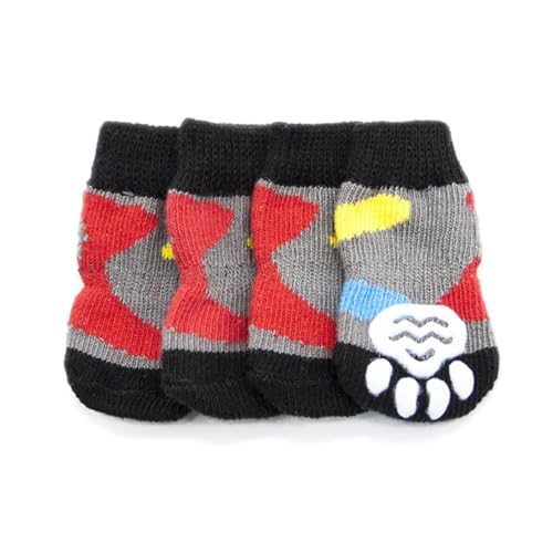Beaupretty Hundesocken - Design Haustier-baumwollsocken für Hunde Bequem und Schützend Größe L 4 Paar Beaupretty Hundesocken - Design Haustier-baumwollsocken für Hunde Bequem und Schützend Größe L 4 Paar von Beaupretty