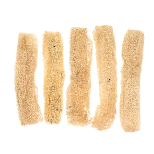 Beaupretty 5stücke Natürliche Luffa-kauspielzeuge Zur Zahnpflege Und Badnutzung Für Kleintiere Pet Zahnreinigungswerkzeuge Um Mundgesundheit Zu Fördern Und Pflege Zu Erleichtern von Beaupretty