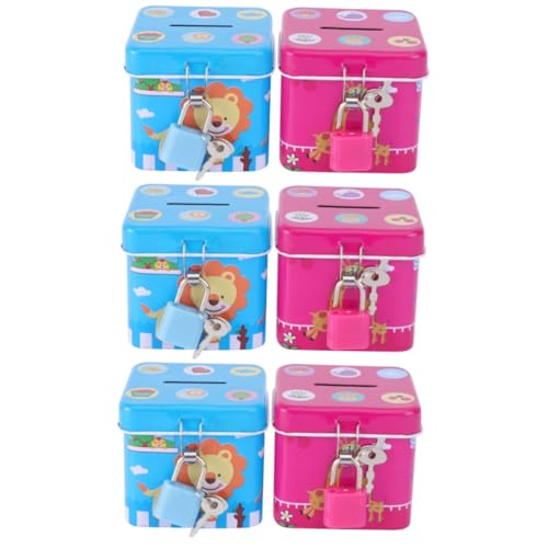 Beaupretty 6 STK Papagei Sparschwein Lustiges Papageien-trainingsspielzeug Vogelspielzeug Spielzeuge Vogelkisten Interaktives Spielzeug Vogelzubehör Puzzle-Spielzeug Vögel Münzbox Eisen Beaupretty 6 STK Papagei Sparschwein Lustiges Papageien-trainingsspielzeug Vogelspielzeug Spielzeuge Vogelkisten Interaktives Spielzeug Vogelzubehör Puzzle-Spielzeug Vögel Münzbox Eisen von Beaupretty