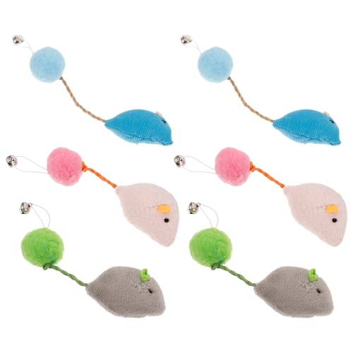 Beaupretty 6 Stück Katzen- -Plüschtiere Stofftiere Katzen-Teaser Weicher Plüsch Katzenminze- Mit Glocke Interaktives Katzenspielzeug Katzenform-Spielzeug Für Haustier Katze Kätzchen Beaupretty 6 Stück Katzen- -Plüschtiere Stofftiere Katzen-Teaser Weicher Plüsch Katzenminze- Mit Glocke Interaktives Katzenspielzeug Katzenform-Spielzeug Für Haustier Katze Kätzchen von Beaupretty