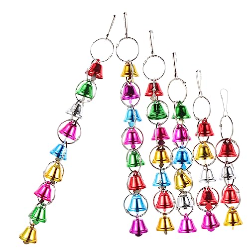 Beaupretty 6stücke Vogelspielzeug Mit Glocken Metallglocken Für Papageien Und Vögel Geeignet Für Käfige Sorgt Für Stundenlangen Spielspaß Und Weniger Zerstörung Beaupretty 6stücke Vogelspielzeug Mit Glocken Metallglocken Für Papageien Und Vögel Geeignet Für Käfige Sorgt Für Stundenlangen Spielspaß Und Weniger Zerstörung von Beaupretty
