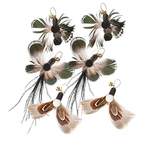 Beaupretty 6stücke Teiliges Katzenangel Ersatzset Mit Realistischen Insekten Und Federn Interaktives Spielzeug Für Katzen Fördert Und Drinnen Beaupretty 6stücke Teiliges Katzenangel Ersatzset Mit Realistischen Insekten Und Federn Interaktives Spielzeug Für Katzen Fördert Und Drinnen von Beaupretty