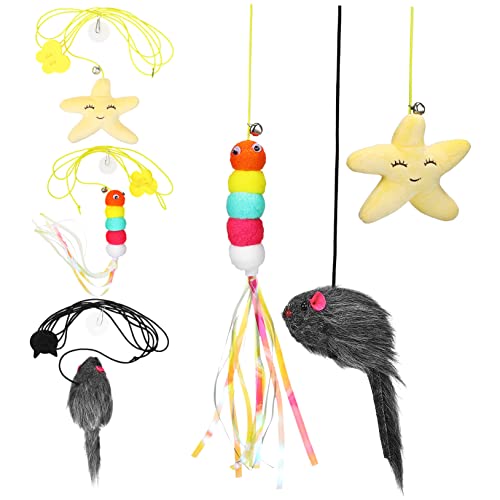 Beaupretty 6stücke Interaktive Katzenspielzeuge Mit Glocke Hängende Türspielzeuge Für Katzen Inklusive Caterpillar Mäuse Und Seesterne Für Drinnen Beaupretty 6stücke Interaktive Katzenspielzeuge Mit Glocke Hängende Türspielzeuge Für Katzen Inklusive Caterpillar Mäuse Und Seesterne Für Drinnen von Beaupretty