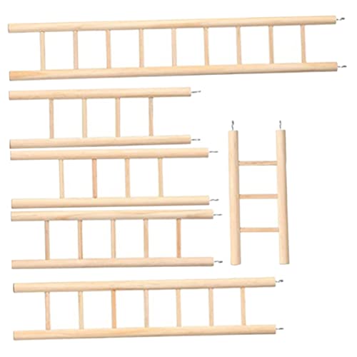 Beaupretty 6st Hamster-kletterleiter Vogelkäfigleiter Hamsterbrücke Kauspielzeug Hamster Tritt Treppe Vogelleiter Spielzeug Vogel Kletterleiter Hamsterleiter Wellensittich Hölzern Massivholz Beaupretty 6st Hamster-kletterleiter Vogelkäfigleiter Hamsterbrücke Kauspielzeug Hamster Tritt Treppe Vogelleiter Spielzeug Vogel Kletterleiter Hamsterleiter Wellensittich Hölzern Massivholz von Beaupretty