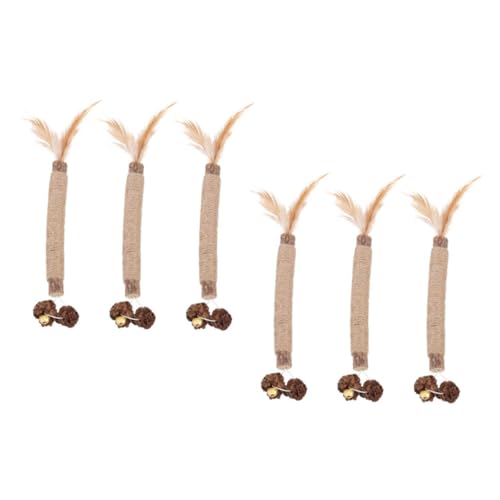 Beaupretty 6st Kauspielzeug Für Katzen Katze Nip Katze Beißring Katzenbeißstock Katzenzahnbürste Silvervine Für Katzen Katzenspielzeug Kick- Tragbar Polygonum Chinensis Katzenzubehör Beaupretty 6st Kauspielzeug Für Katzen Katze Nip Katze Beißring Katzenbeißstock Katzenzahnbürste Silvervine Für Katzen Katzenspielzeug Kick- Tragbar Polygonum Chinensis Katzenzubehör von Beaupretty