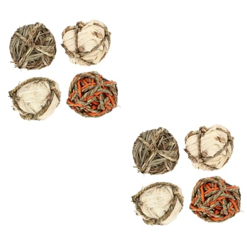 Beaupretty 8 STK Hasengras Ball Spielzeug zum Kauen von Vögeln Hasenspielzeugbälle Kaninchenspielzeug Leckereien für Welpen Gras gewebte Bälle Papageienspielzeug Kleiner Hund Snack Xuanfeng Beaupretty 8 STK Hasengras Ball Spielzeug zum Kauen von Vögeln Hasenspielzeugbälle Kaninchenspielzeug Leckereien für Welpen Gras gewebte Bälle Papageienspielzeug Kleiner Hund Snack Xuanfeng von Beaupretty