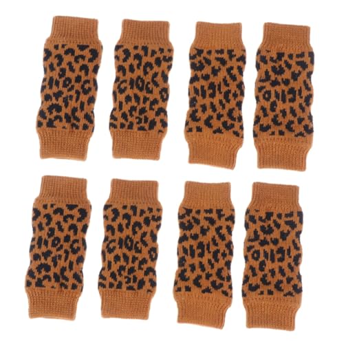 Beaupretty 8 STK Haustier-Bein-Socke Thermische Kniewärmer Hundesocken Welpen-kit Warme Socken Sockenschuhe Haustier-beinschutzsocke Thermische Socken Der Hund von Beaupretty