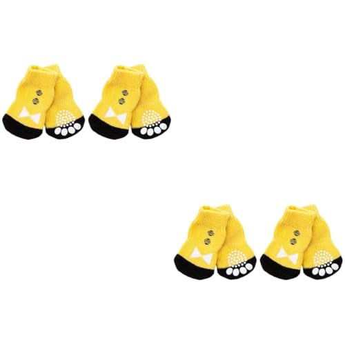 Beaupretty 2er-Sets Haustiersocken Hundesocken Pfotenschuhe Für Hunde Groß Dehnbar Hautfreundliche Baumwolle – Design Für Welpen 4 Stück X 2 Beaupretty 2er-Sets Haustiersocken Hundesocken Pfotenschuhe Für Hunde Groß Dehnbar Hautfreundliche Baumwolle – Design Für Welpen 4 Stück X 2 von Beaupretty