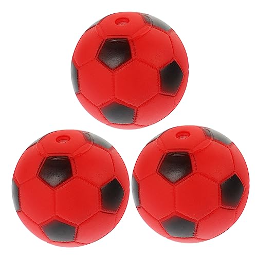 Beaupretty 9 STK Fußballspielzeug Für Haustiere Interaktive Quietschende Bälle Lustige Quietschende Bälle Fußball Hundespielzeug Bälle Für Haustierhunde Quietschender Hundeball Vinyl Hündchen von Beaupretty