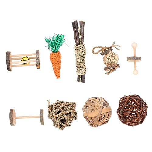 Beaupretty 9stücke Teiliges Hamster Kauspielzeug Für Zahnreinigung Und Spielspaß Spielzeug Für Kleintiere Wie Kaninchen Und Vögel Fördert Zahngesundheit Und Beschäftigung von Beaupretty