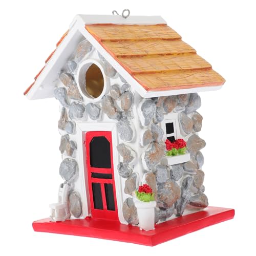 Beaupretty Elegantes Vogelhaus Aus Stein Robuster Nistkasten Aus Kunstharz Wetterfestes Dekoratives Vogelnest Für Den Außenbereich Für Den Garten Beaupretty Elegantes Vogelhaus Aus Stein Robuster Nistkasten Aus Kunstharz Wetterfestes Dekoratives Vogelnest Für Den Außenbereich Für Den Garten von Beaupretty