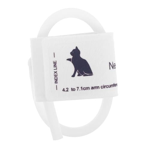 Beaupretty Blutdruckmanschette für Kleine Tiere Präzise Haustier Manschette aus TPU und Vliesstoff Einfach Bedienbar Kontinuierliches Monitoring Kompatibel für Katzen und Andere Haustiere von Beaupretty
