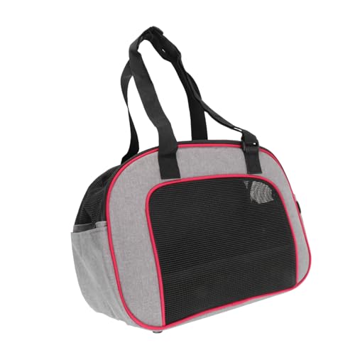 Beaupretty Hunde-/Katzen-Haustier-Handtasche Rot Kompakte Aufbewahrung Robuster Stoff Mehrere Fächer Beaupretty Hunde-/Katzen-Haustier-Handtasche Rot Kompakte Aufbewahrung Robuster Stoff Mehrere Fächer von Beaupretty