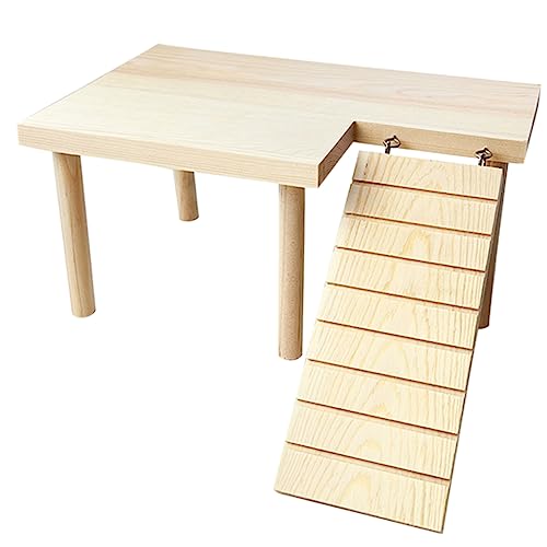Beaupretty Holzplattform Mit Leiter Für Hamster Natürlicher Spielplatz Nager Zubehör Für Ratten Und Kleine Tiere Ideal Für Ruhe Und Spielgelegenheiten Kleines Modell Beaupretty Holzplattform Mit Leiter Für Hamster Natürlicher Spielplatz Nager Zubehör Für Ratten Und Kleine Tiere Ideal Für Ruhe Und Spielgelegenheiten Kleines Modell von Beaupretty