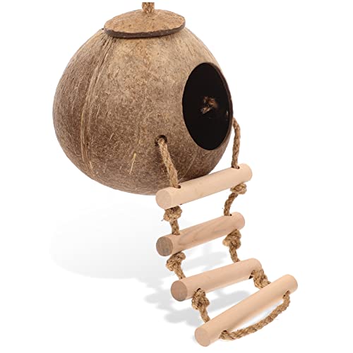 Beaupretty Hamster Versteckhaus Spielzeug Aus Holz Mit Leiterdesign Für Kleintiere Wie Hamster Und Kaninchen Sicheres Versteck Und Klettermöglichkeit Natürlicher Spielplatz Für Haustiere von Beaupretty