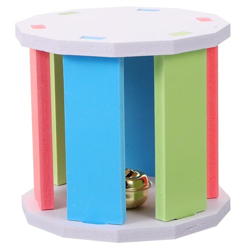 Beaupretty Hamster Spielzeug hamsterspielzeug nager Spielzeug Haustierzubehör Spielzeuge Rad für Meerschweinchen Rennmäuse Rad Chinchilla Hamsterkäfig Scrollrad Rennmaus PVC von Beaupretty