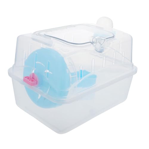 Hamster Mit Käfig Transportkäfig Für Kleintiere Kleine Haustiere, Die Einen Käfig Tragen Tragbarer Hamsterkäfig Hamstertragebox Hamsterträger Kleine Pastorale Acryl Reisen Plastik von Beaupretty