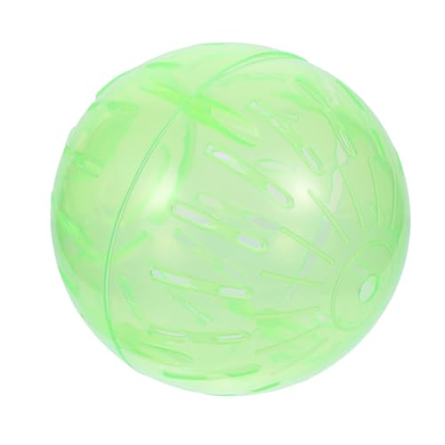 Beaupretty Hamsterball für Kleintiere Grüner Übungsball mit Belüftungslöchern für Zwerghamster und Meerschweinchen Sicheres und Transparentes für Bewegung und Fitness von Beaupretty