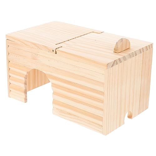 Beaupretty Spielzeuge Hamsternest Spielplatz für Ratten Weihnachtskäfig für kleine Haustiere hamsterhaus Hamster käfig Spielzeug Hamster-Spielnest Heimtierbedarf Massivholz Haustierbett Tiere von Beaupretty