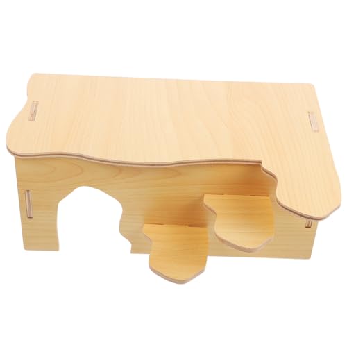 Beaupretty Mehrzweck-hamsterhaus Aus Holz Rattenzubehör Meerschweinchen-versteck Rattenversteck Burg Lustiges Tunnelspielzeug Beaupretty Mehrzweck-hamsterhaus Aus Holz Rattenzubehör Meerschweinchen-versteck Rattenversteck Burg Lustiges Tunnelspielzeug von Beaupretty
