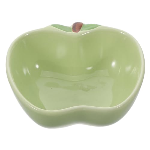 Beaupretty Hamsterschale aus Keramik Igel klein Gericht Meerschweinchenfutterschale Schüssel Futternapf für Meerschweinchen Chinchilla Food Bowl Hamsterfutternapf Light Green von Beaupretty