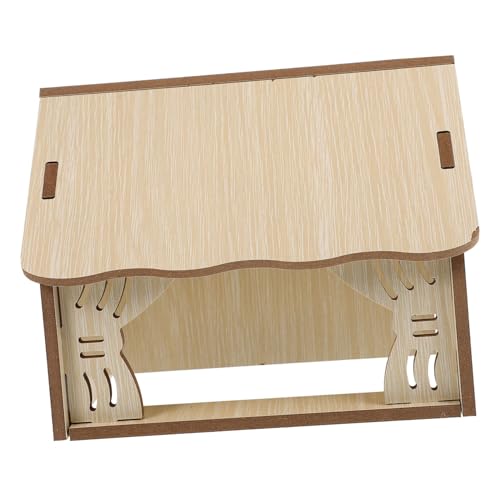 Beaupretty Hamsterversteck Meerschweinchenversteck Aus Holz Spiel- Und Schlafhaus Haustierfreundliches Design von Beaupretty