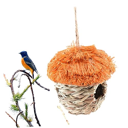 Beaupretty Sittich Nistkasten Handgewebtes Strohnest Handgemachtes Vogelhaus für Kleintiere Sicher Gemütlich Beaupretty Sittich Nistkasten Handgewebtes Strohnest Handgemachtes Vogelhaus für Kleintiere Sicher Gemütlich von Beaupretty