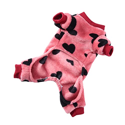 Beaupretty Haustier-Pyjama Overall für Hunde bei kaltem Pullover Hoodie hundemantel Dog Raincoat Trim Mantel Hunde-Hoodies für mittelgroße Hunde kältebeständige Haustierkleidung von Beaupretty