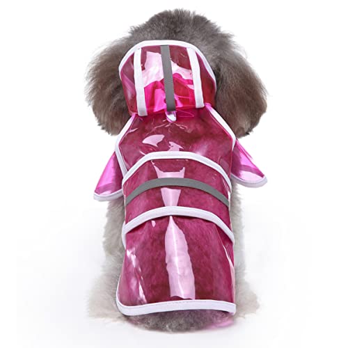 Beaupretty Haustier Regen Slicker Durchsichtiger Regenponcho Hund Regenponcho Für Welpen Regenbekleidung Für Welpen Regenbekleidung Für Haustiere Transparenter Regenmantel Jacke Hündchen von Beaupretty