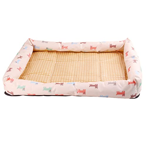 Beaupretty Hundebettmatte Haustier-Sommermatte Unzerstörbares Hundebett Sommerkühlbetten Hundesofa Kühlmatte Für Hunde Katzenbettmatte Hundehochbett Welpenschlafbett von Beaupretty