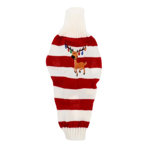 Beaupretty Hundepullover Haustier Hund Katze Weihnachten Outfits Kleine Welpenkleidung Für Mädchen Katzenpullover Hund Weihnachtskleidung Hund Rollkragen Großer Hund Hundekleidung von Beaupretty