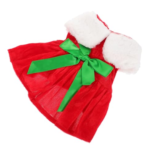 Beaupretty Hundekleid Mit Weihnachtsmann-Schleife Entzückende Haustiermäntel Warmer Hundepullover Für Kühle Tage Beaupretty Hundekleid Mit Weihnachtsmann-Schleife Entzückende Haustiermäntel Warmer Hundepullover Für Kühle Tage von Beaupretty