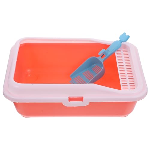 Beaupretty Plastikbehälter Box Katzentoilette Möbel Haustierbehälter Katzentoilette Toilette Katzenstreu Toilette Kätzchentoilette Kätzchentoilette Katzentoilette Katzentoilette Töpfchen von Beaupretty