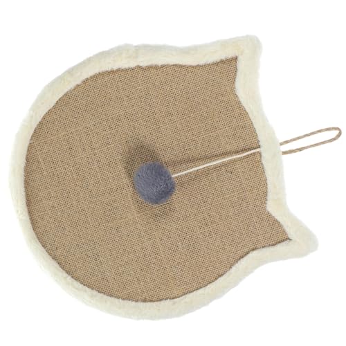 Beaupretty Katzenkratzmatte In Katzenform – Rutschfestes Katzenboden-Kratzpad Aus Natürlichem Sisal Zum Kratzen Von Haustieren Zum Schutz Von Teppichen Und Sofamöbeln Beaupretty Katzenkratzmatte In Katzenform – Rutschfestes Katzenboden-Kratzpad Aus Natürlichem Sisal Zum Kratzen Von Haustieren Zum Schutz Von Teppichen Und Sofamöbeln von Beaupretty
