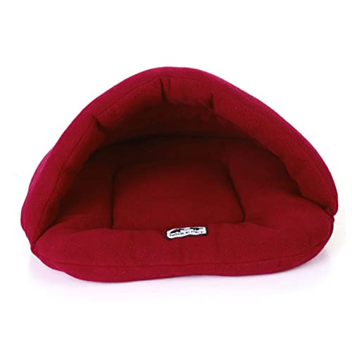 Beaupretty Katzenbett Hundebett Kätzchenhöhle Welpe Katzennestbett Hundesofa Hunde gemütliche Höhle Kätzchenbetten Hundematratze Hundekissen draussen Katzenloch Schlafsacknest Haustierbett von Beaupretty