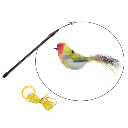 Beaupretty Katzenvogel-Stichstab Fliegende Vögel Teaserstäbe mit Katzenminze Plüschvogel Interaktives Katzenspielzeug Übungstrainingsspielzeug für Katzen Haustiere Kätzchen Wie Abgebildet 3 Beaupretty Katzenvogel-Stichstab Fliegende Vögel Teaserstäbe mit Katzenminze Plüschvogel Interaktives Katzenspielzeug Übungstrainingsspielzeug für Katzen Haustiere Kätzchen Wie Abgebildet 3 von Beaupretty