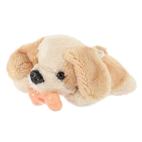 Beaupretty Kleines Stofftier Schlüsselanhänger Hund Anhänger Flauschiger Taschenanhänger mit Hundemotiv für Kinder und Erwachsene von Beaupretty