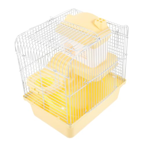Beaupretty Doppeldecker-hamsterkäfig Großes Haustierschloss Chinchilla Ratte Meerschweinchen Versteck Nistplatz Haustier Drahtnest von Beaupretty