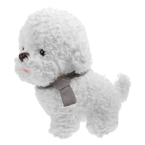 Beaupretty Kuscheliges Plüschhund Weicher Sitzender Bichon Frisé Hund Waschbar und Robust Dekoratives Kuscheltier für Einschlafen Beaupretty Kuscheliges Plüschhund Weicher Sitzender Bichon Frisé Hund Waschbar und Robust Dekoratives Kuscheltier für Einschlafen von Beaupretty