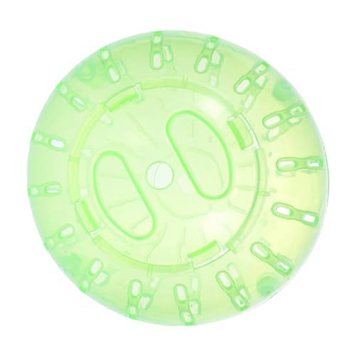 Beaupretty Lustiger Hamsterball für Kleintiere Grünes Laufspielzeug für Hamster Zwerghamster Rennmäuse und Chinchillas Transparent Leicht Abnehmbar und Sicher von Beaupretty