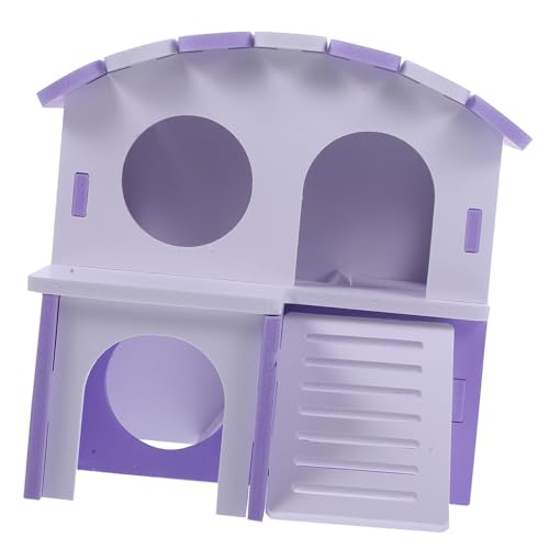 Beaupretty Versteck für Chinchillas und Hamster Große Villa-treppe Aus Holz Sicherer und Gemütlicher Lebensraum für Haustiere Beaupretty Versteck für Chinchillas und Hamster Große Villa-treppe Aus Holz Sicherer und Gemütlicher Lebensraum für Haustiere von Beaupretty