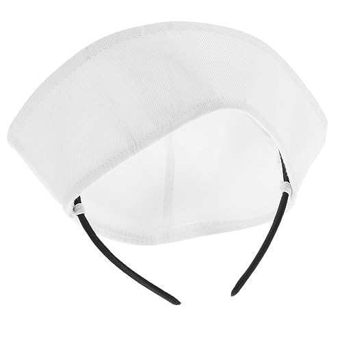 Beaupretty Mini Weißer Runder Sailor Hut für Hunde Weiches Langlebiges Material Lustiges Cosplay Accessoire für Haustier Partys Karneval und Geburtstagsfeiern von Beaupretty