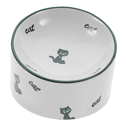 Beaupretty Neigbarer Katzennapf aus Keramik Futternapf für Katzen erhöhte Futternäpfe für Katzen pet Bowl katzenfutter schüssel Futterautomat für Welpen Hündchenschüsseln bequemer von Beaupretty